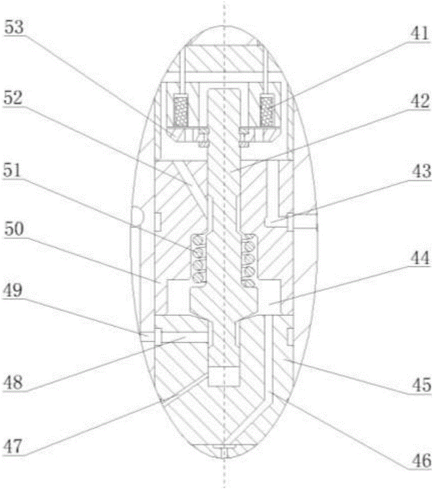 Electromagnetic and pressurization piezoelectric combined fuel gas injection device