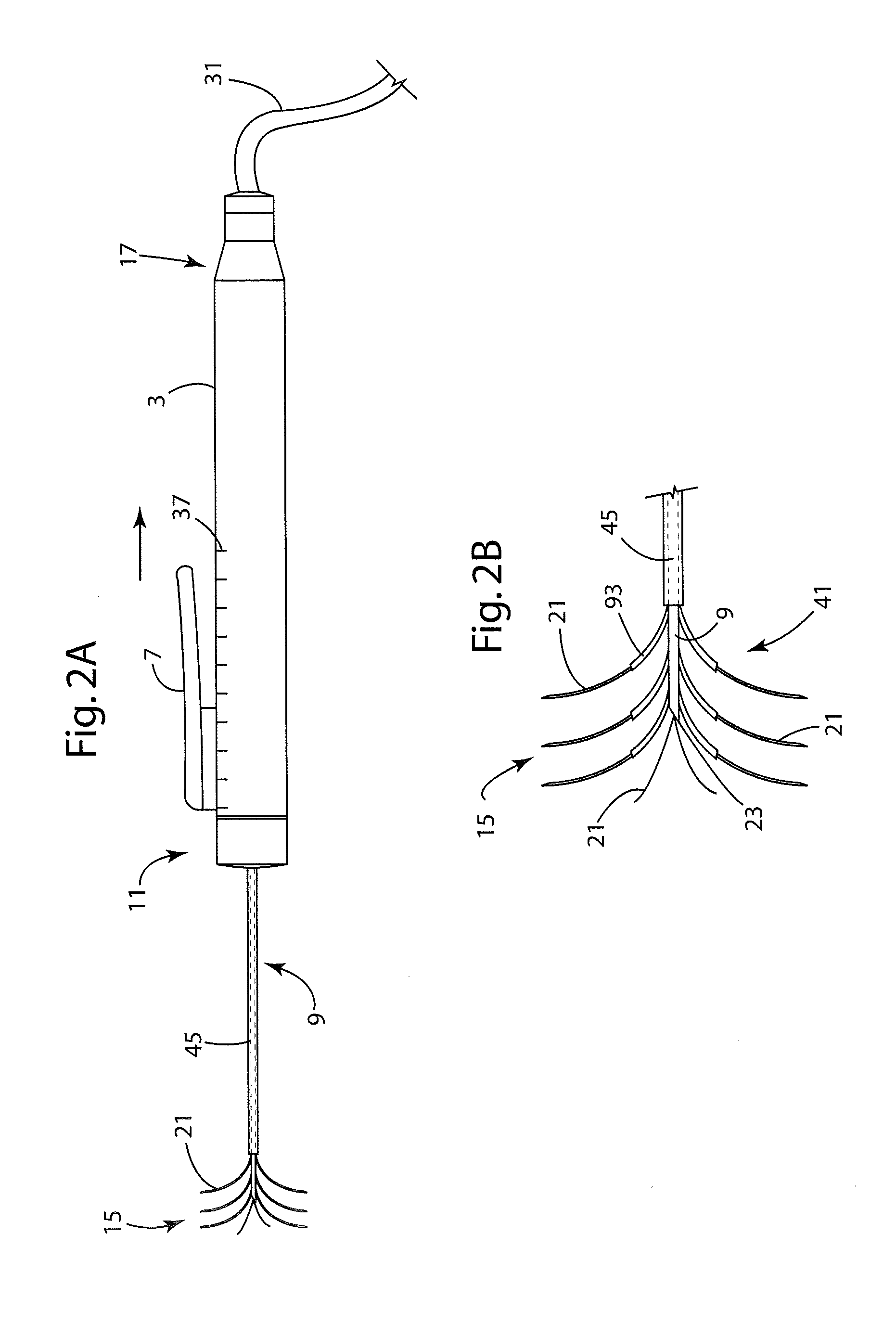 Dual bracketed energy delivery probe and method of use