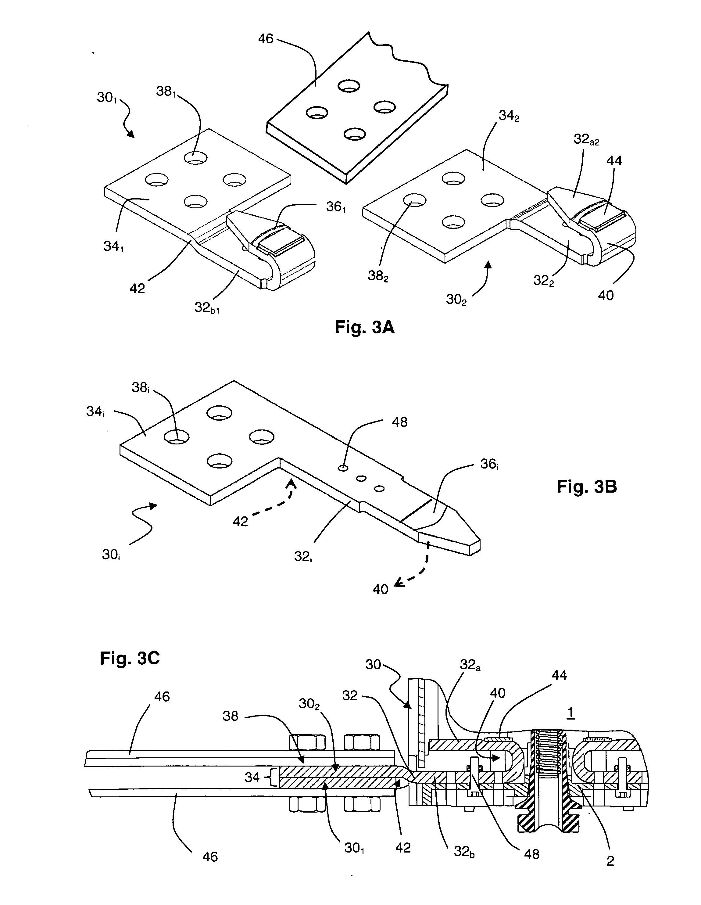 Contact device for a high resistive power contactor