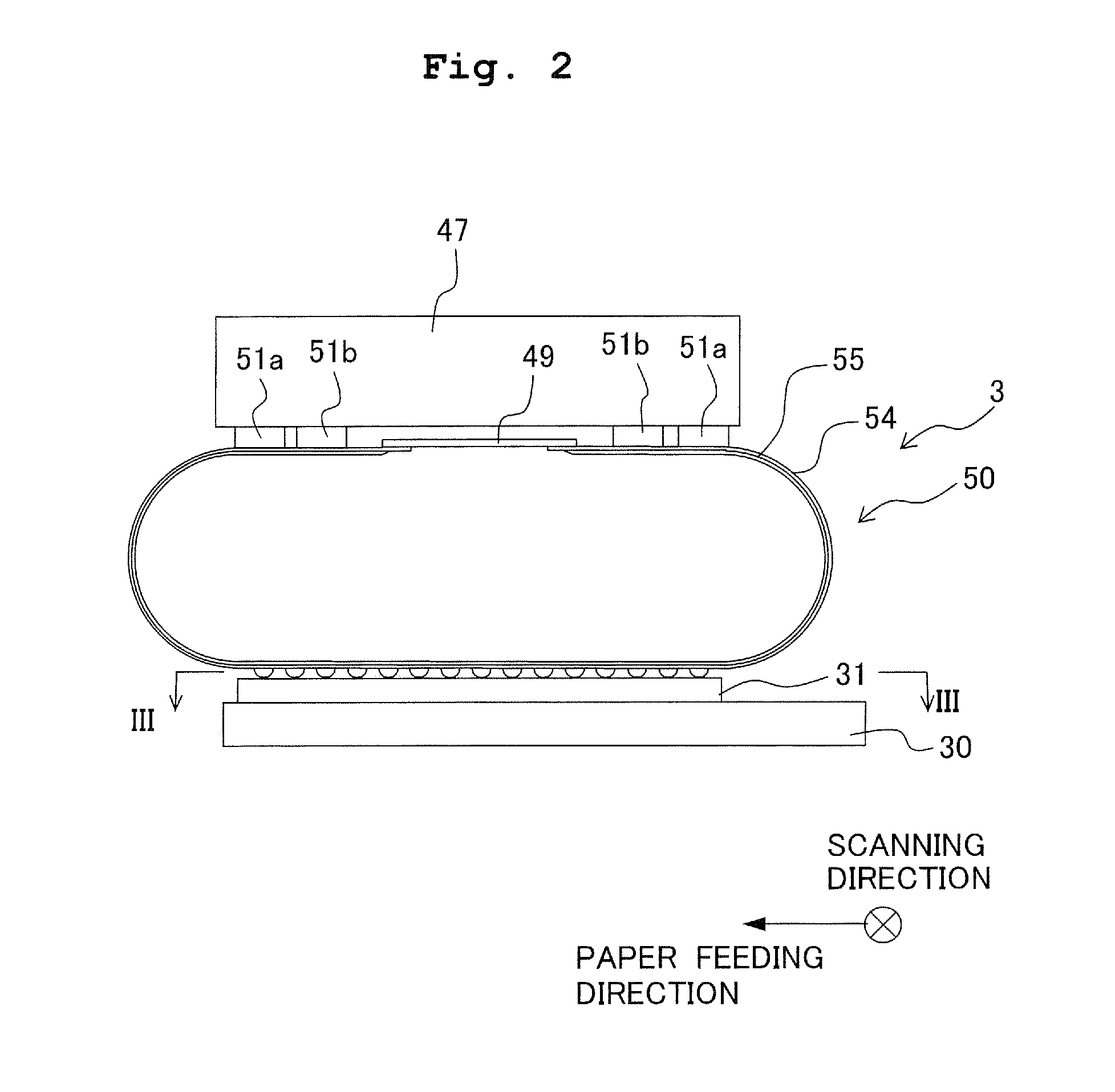 Wiring substrate unit and printer including the same