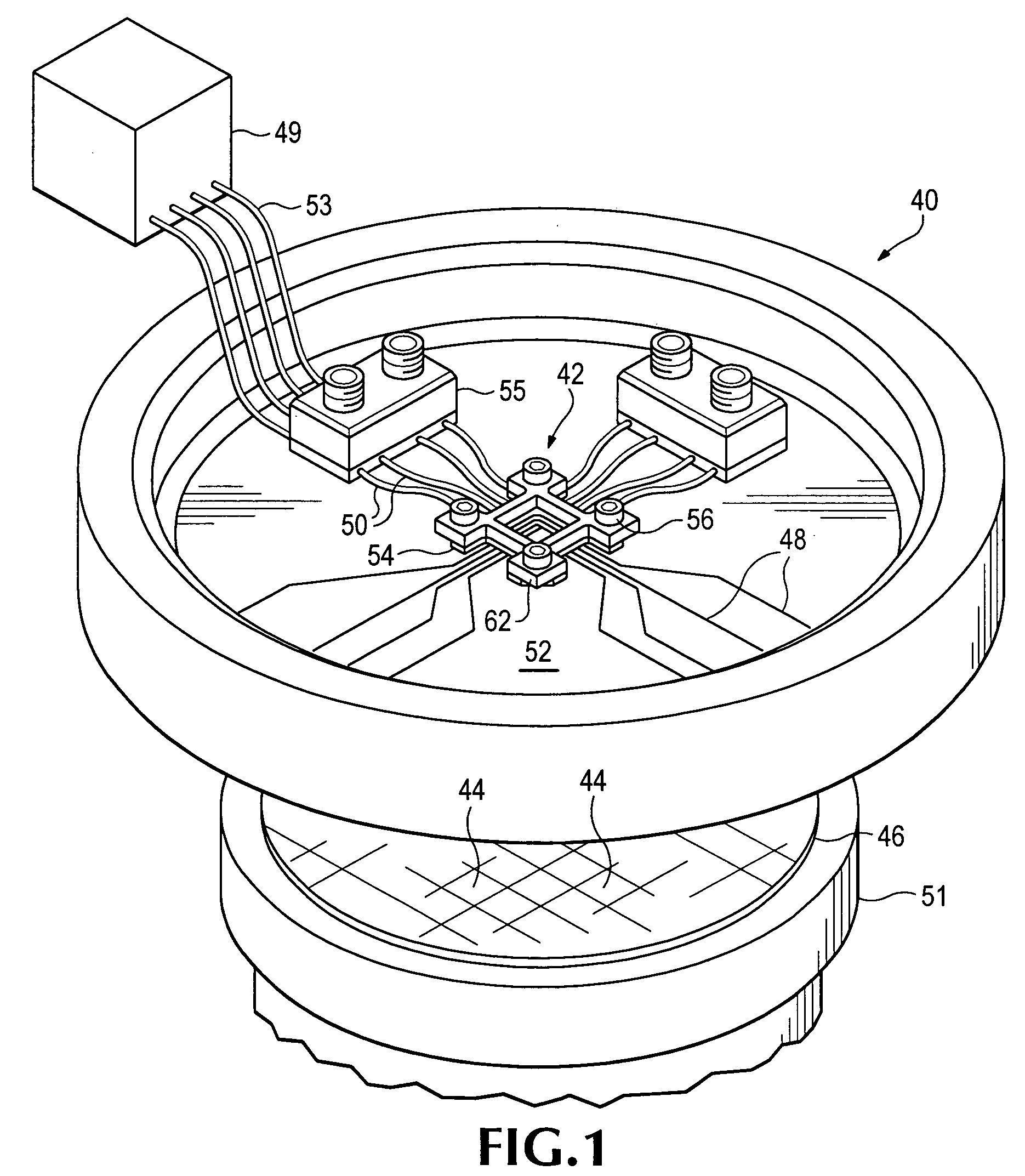 Impedance optimized interface for membrane probe application