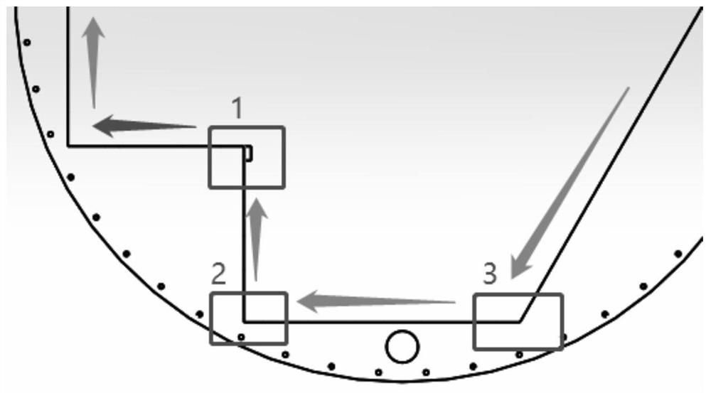 Rust removal robot capable of turning over