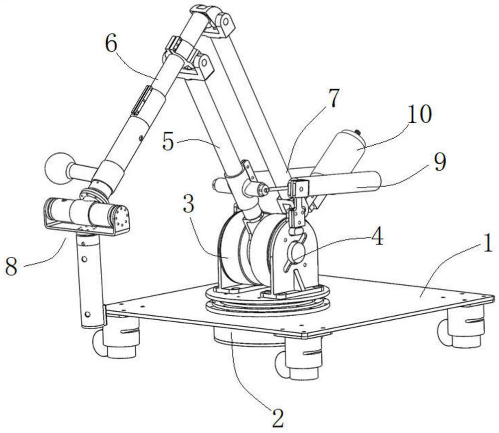 Six-degree-of-freedom force feedback teleoperation master manipulator with gravity compensation