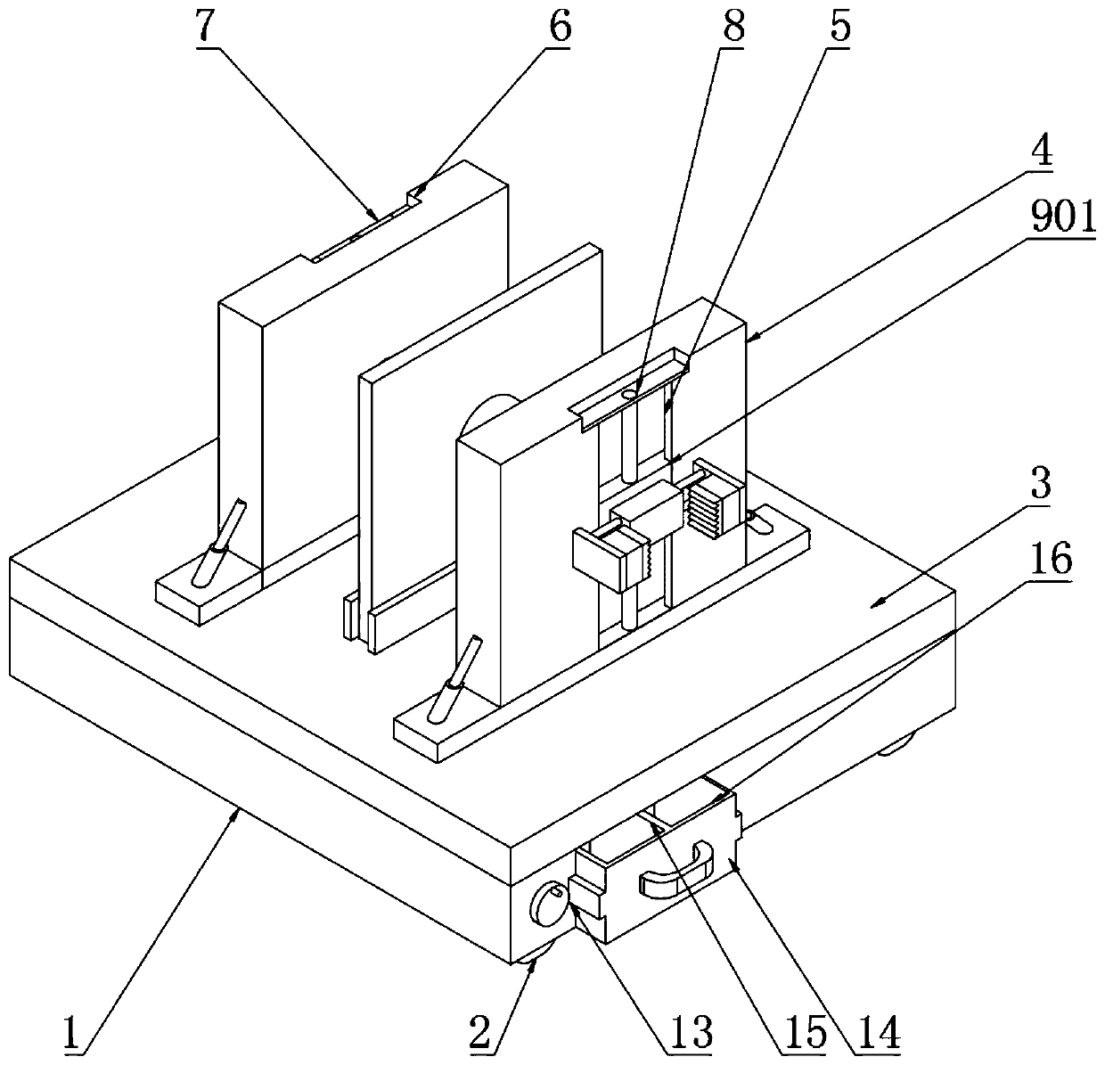 Portable auxiliary structure for mounting civil air defense door of civil air defense engineering