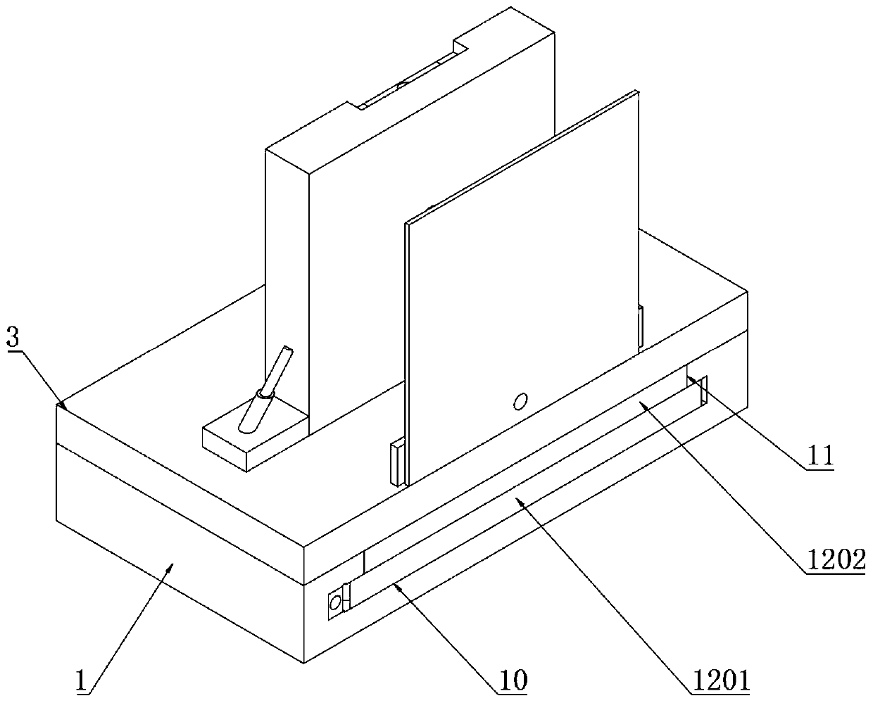 Portable auxiliary structure for mounting civil air defense door of civil air defense engineering