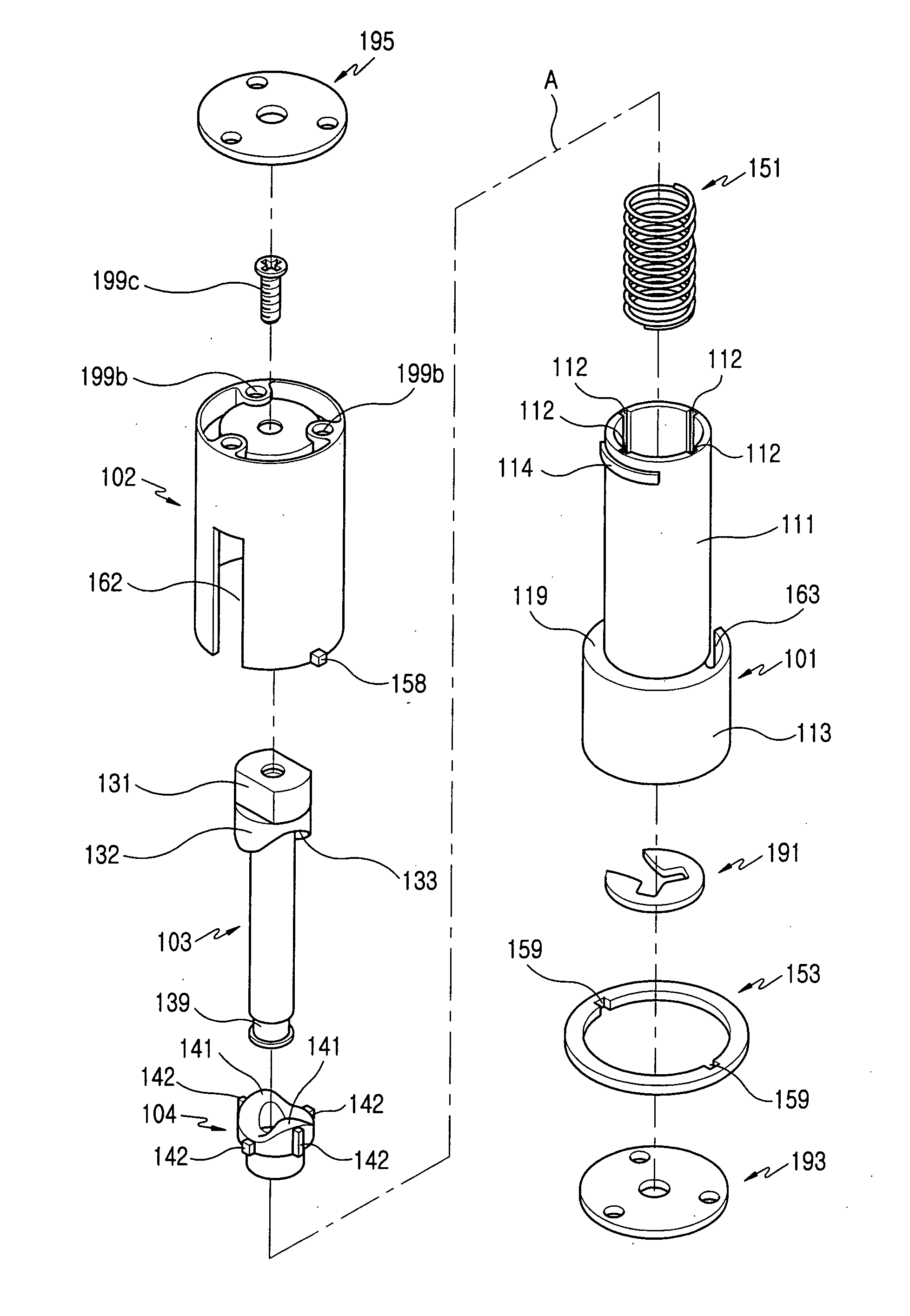 Hinge device and portable terminal having the same