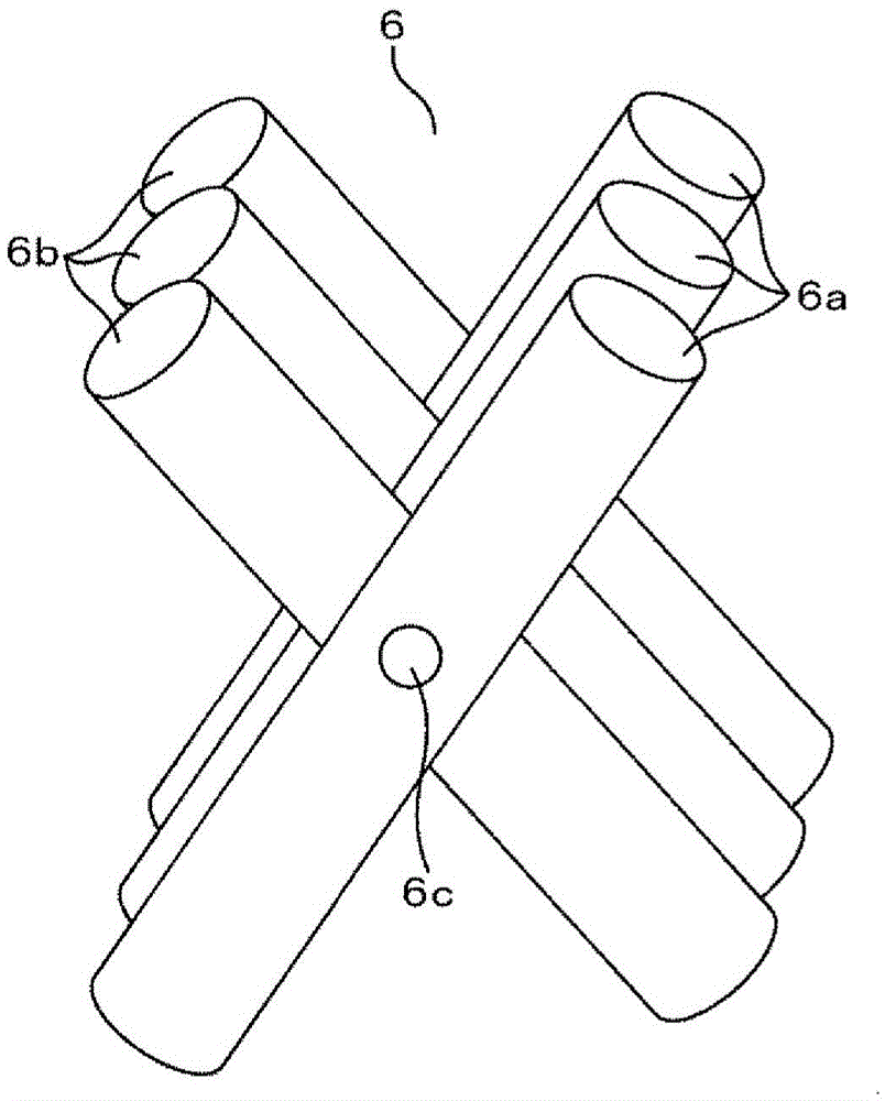 Anti-sway device for elevator sling
