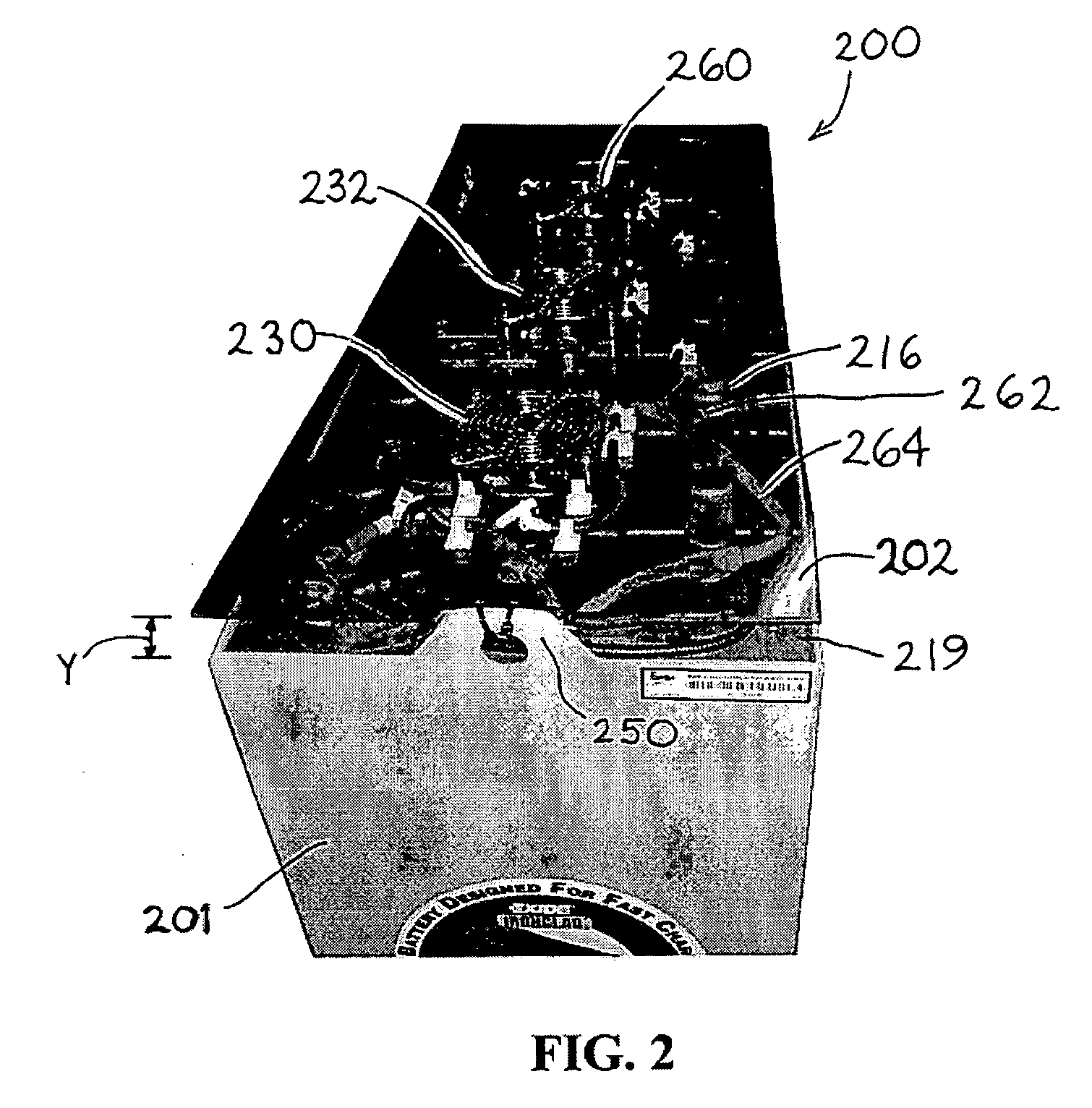 High capacity battery with integrally-powered cooling assembly