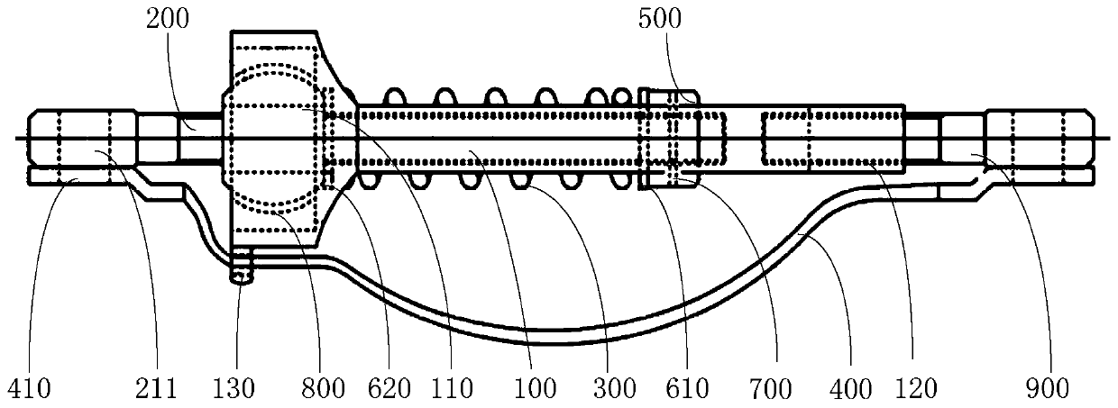 Cable connector with length adjusting function