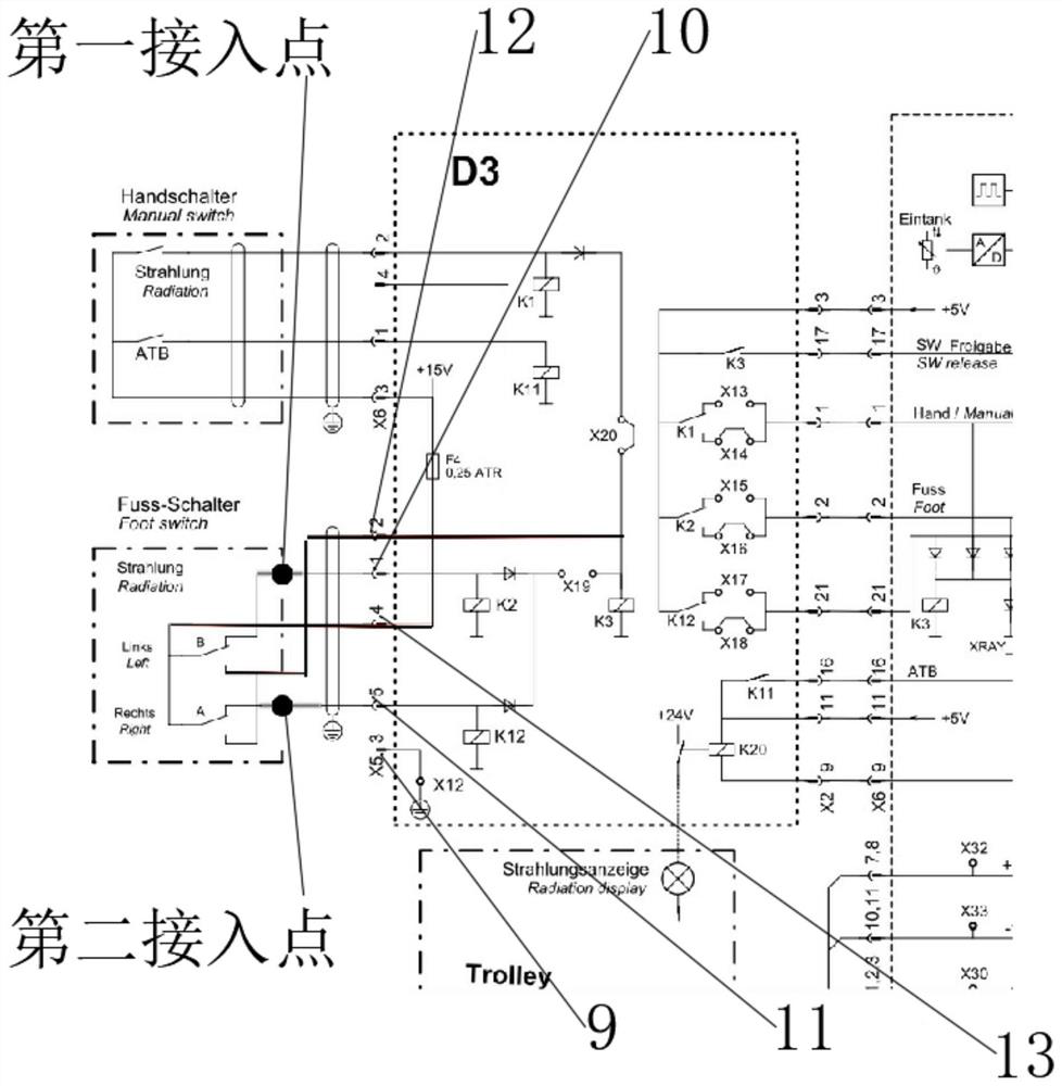 Method for changing wired exposure device of medical equipment into wireless device