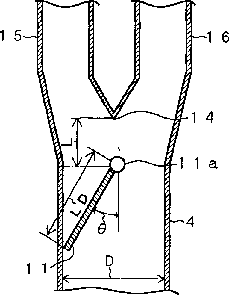 Fuel distribution device for fuel feed ducts, and fuel supply device with the fuel distribution device