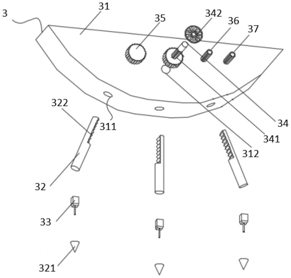 Water retaining device used in construction tunnel