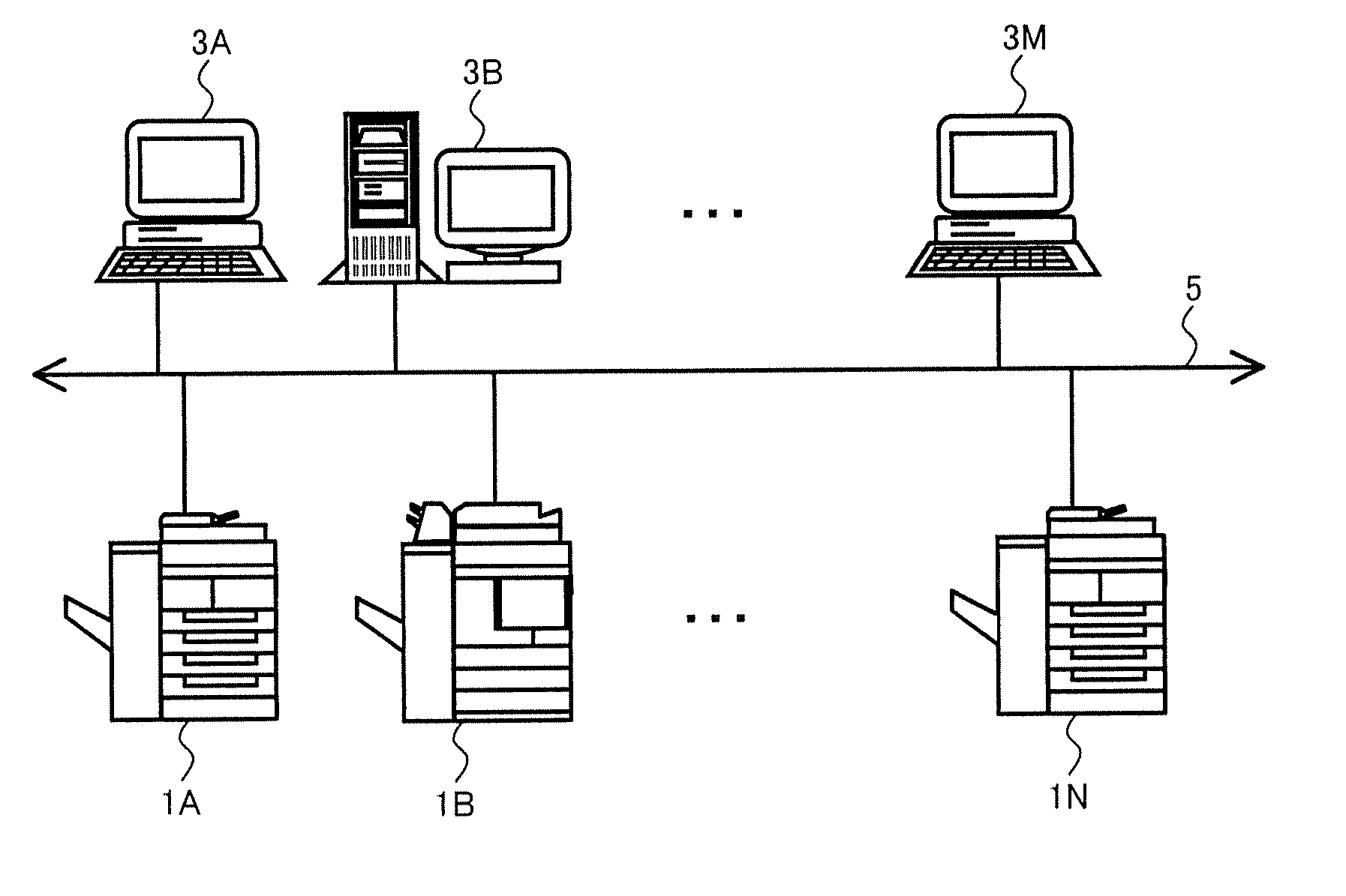 Image forming apparatus of efficiently storing information relating to client apparatuses in network environment