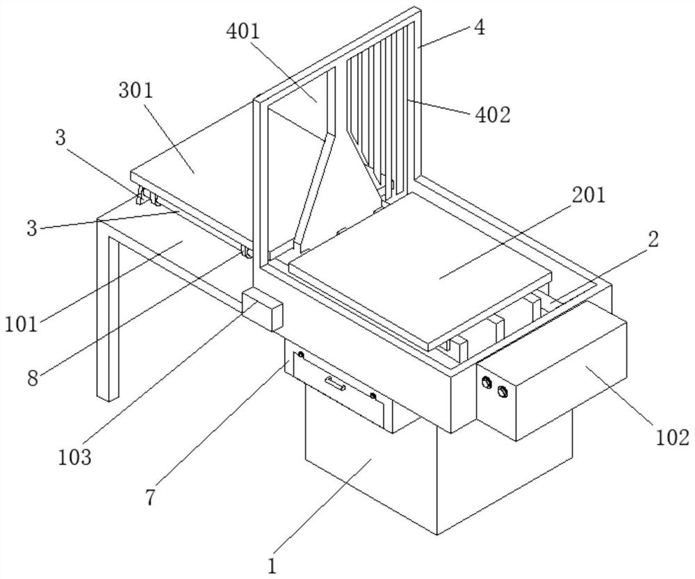 Flexible double workbench exchange equipment for CNC machine tools