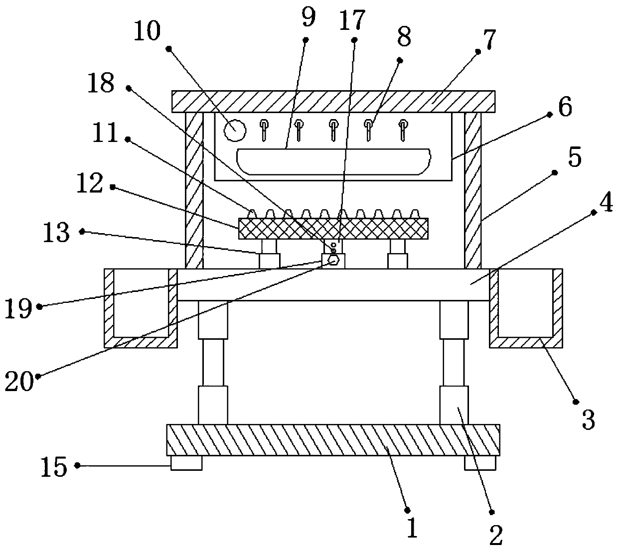 Assembly platform for vehicle radiator production