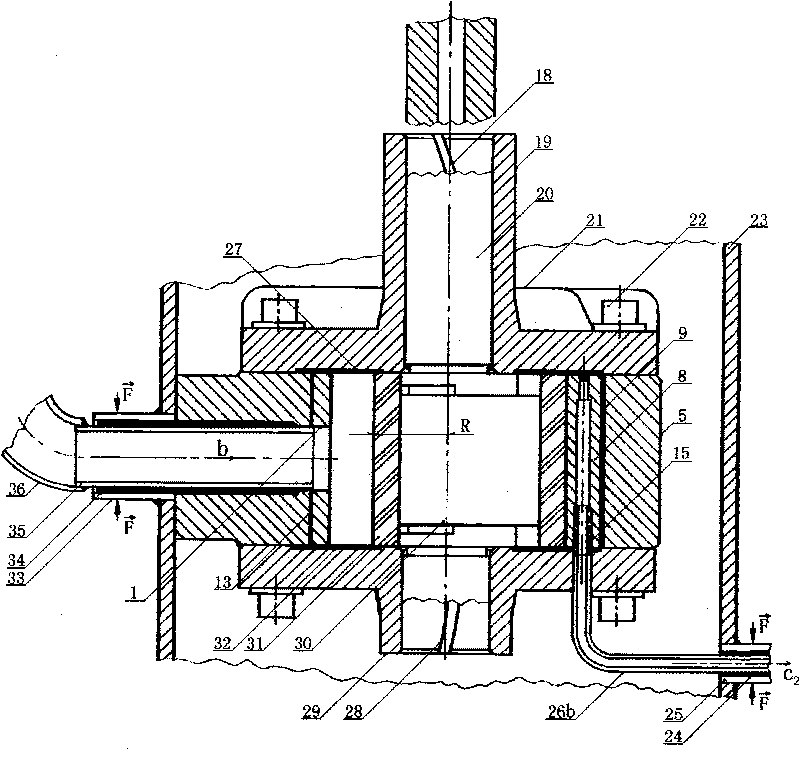 Totally-enclosed rotor type refrigerating compressor with compression cycle of cold cylinder