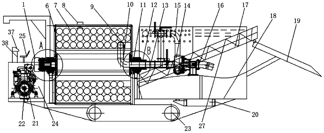 Non-excavation chambering machine, chambering drill bit and chambering method adopting non-excavation chambering machine