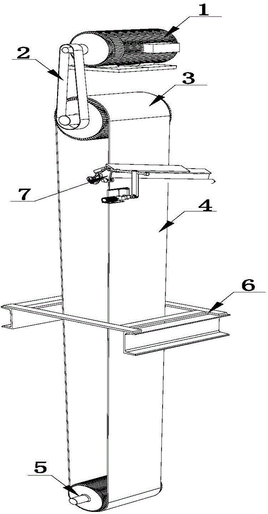 Oil scraping device for wastewater treatment
