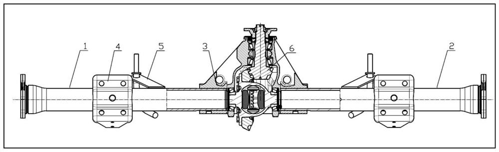 Rear axle main speed reducer and sleeve assembly assembling equipment and assembling process thereof