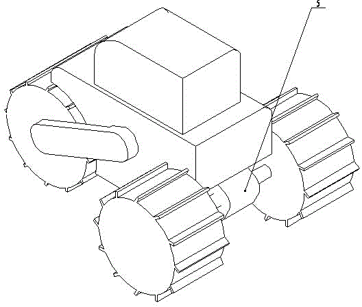 Differential type weeding machine