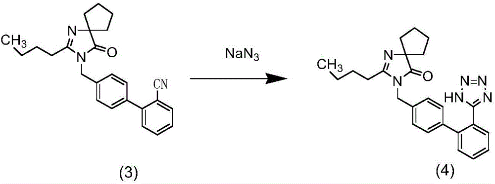 Sartan compound discoloration method