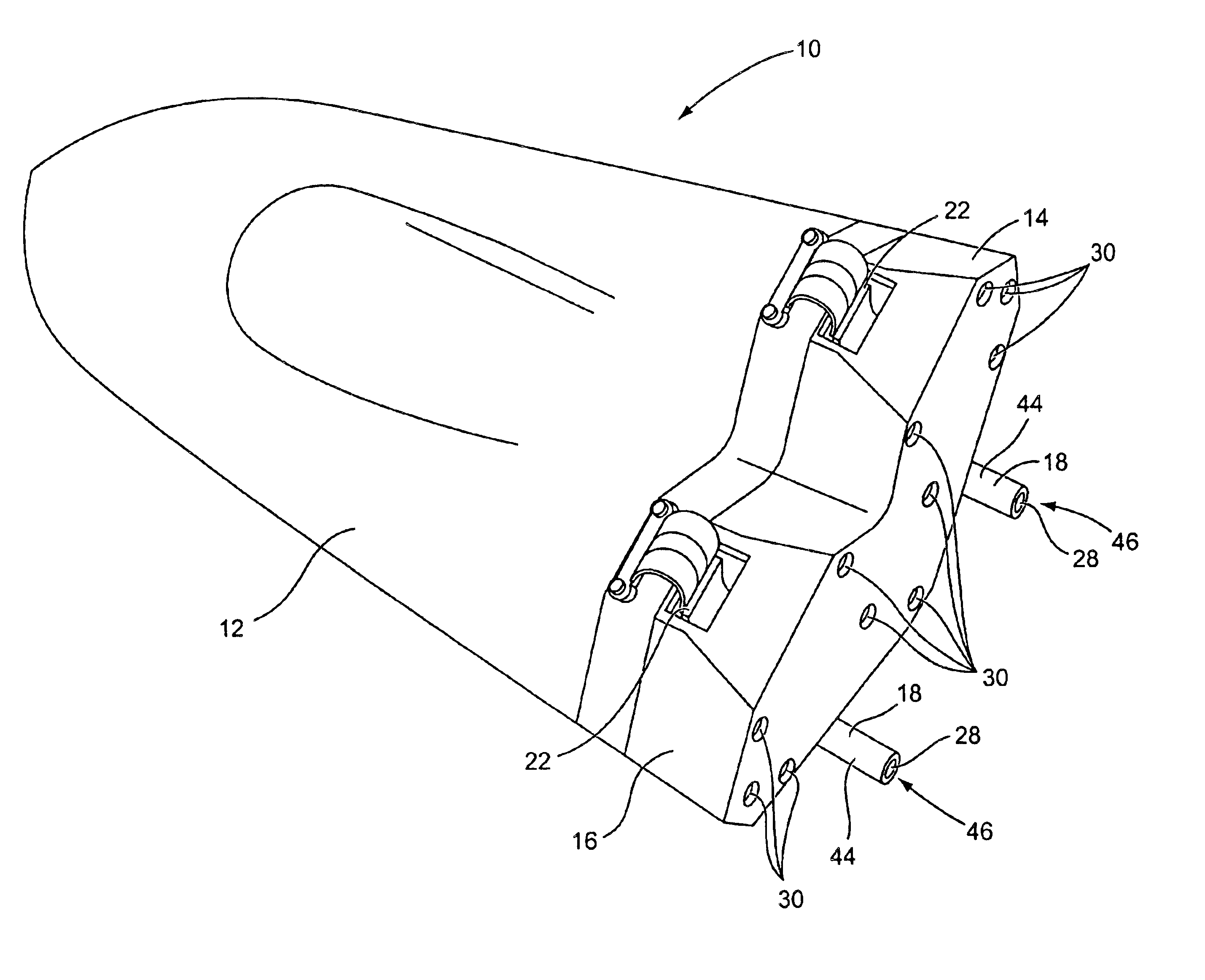 Method and device for low-noise underwater propulsion and for reducing hull drag