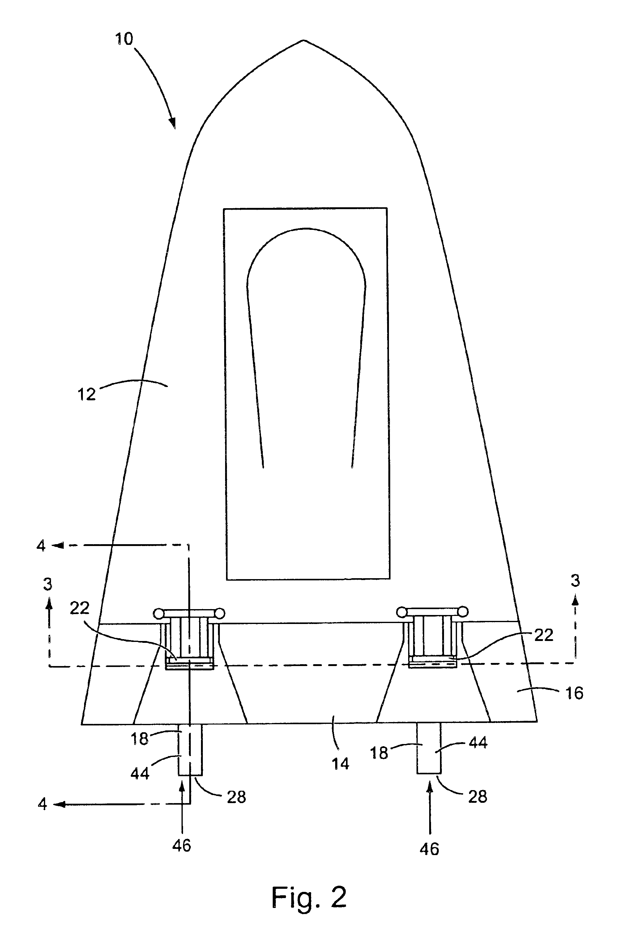 Method and device for low-noise underwater propulsion and for reducing hull drag