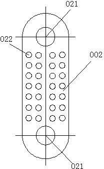 Normalizing furnace cooling bracket conveying chain