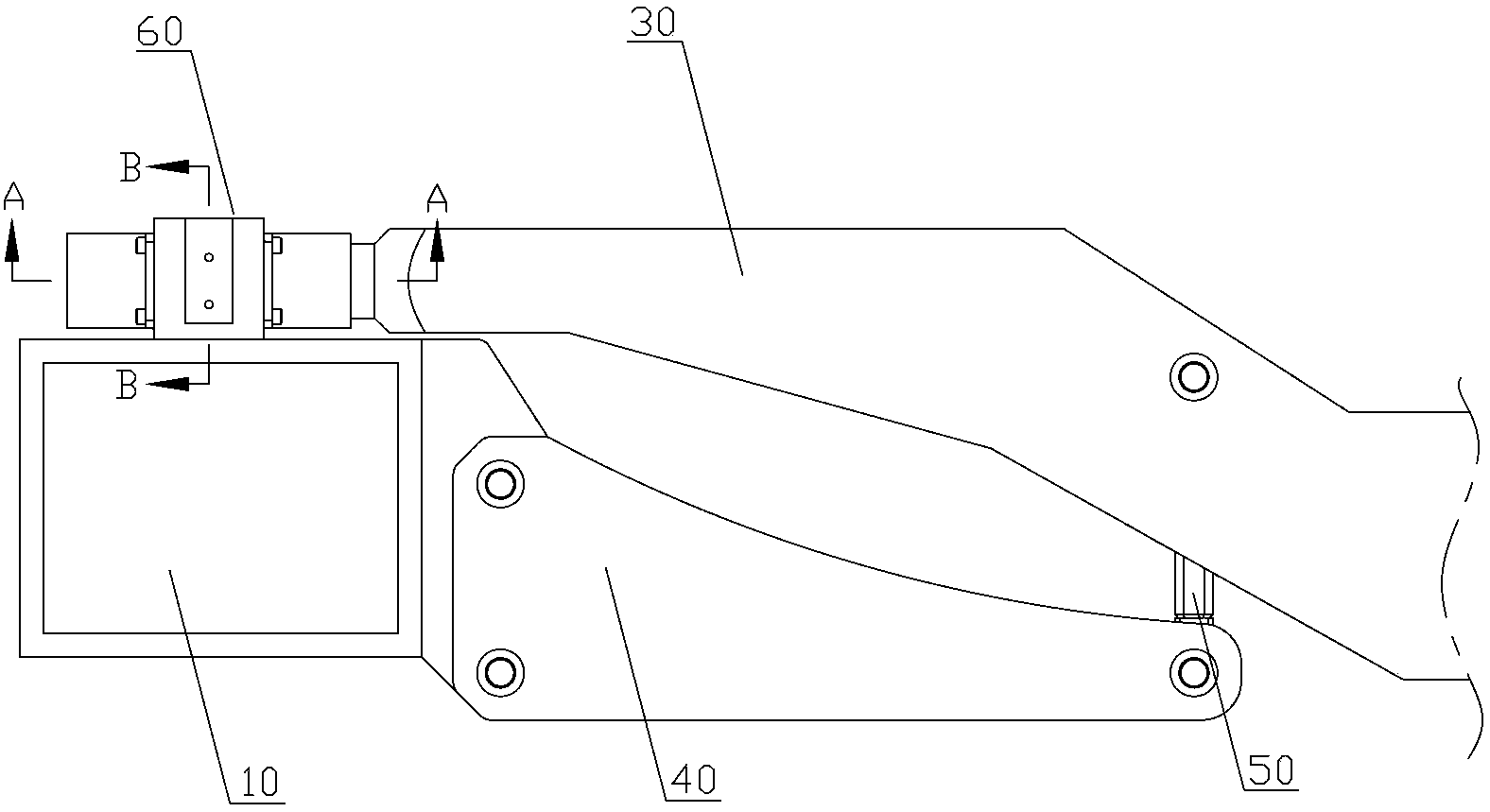 Anti-rolling decoupling mechanism of magnetic levitation vehicle walking unit