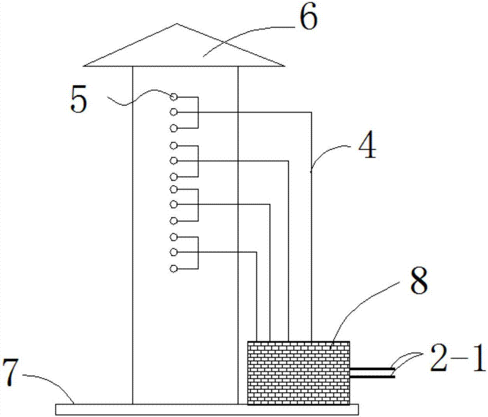 Medium voltage distributed power supply and distribution system used in high-rise buildings