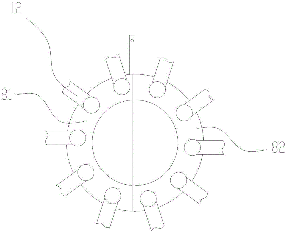 Deironing device for foundry sand