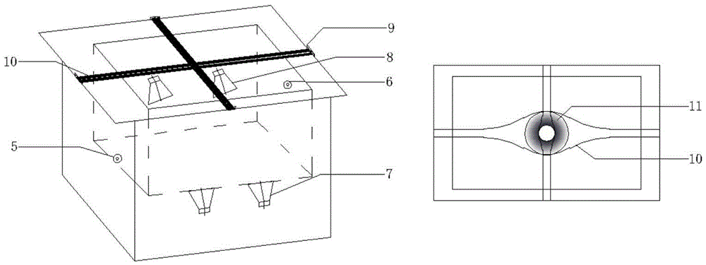 Low power dual frequency ultrasonic fenton oxidation reactor device