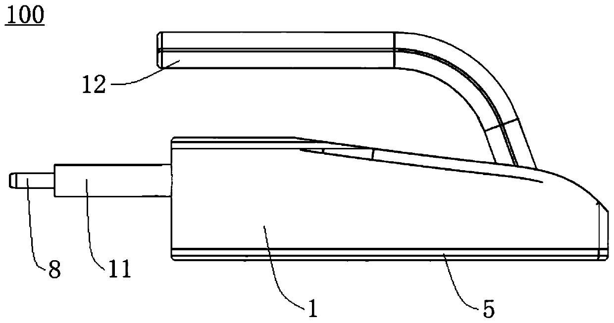 Clothes care iron and clothes care device having same