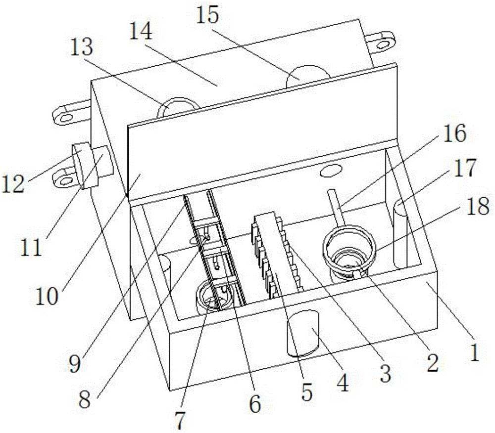 Heating device for blood transfusion and infusion nursing in operating room