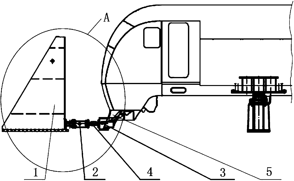 Rail transit vehicle life guard static strength test method and device