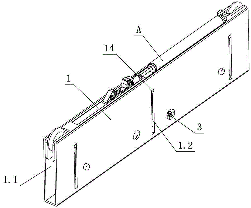 Damping limit adjusting mechanism of furniture side sliding door
