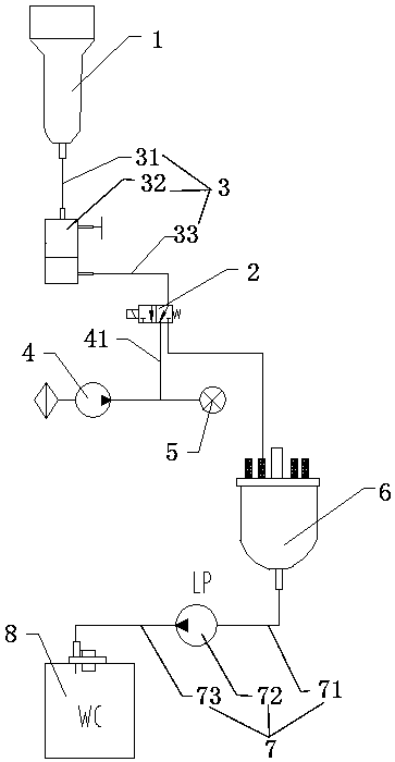 Bubble evenly mixing apparatus