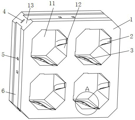 Pipeline vibration reduction grillwork based on metal rubber and working method of pipeline vibration reduction grillwork