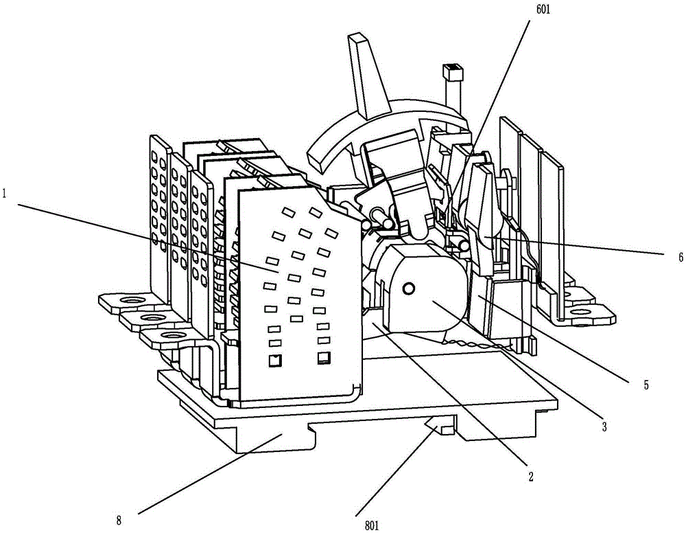 Subminiature molded case circuit breaker