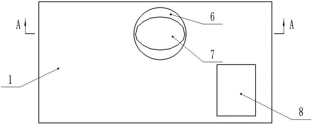 Office table with adjustable computer groove