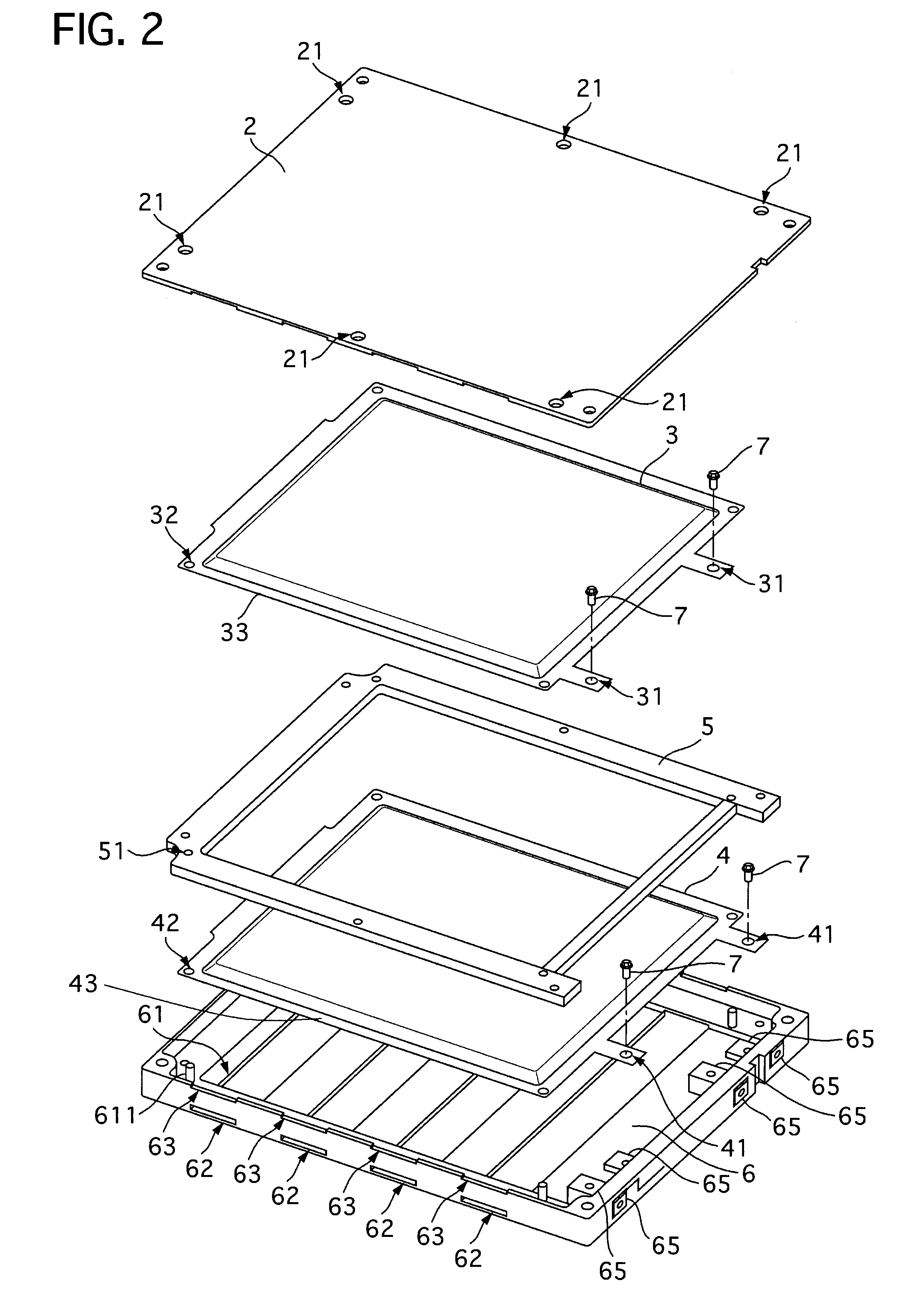 Battery-cell module structure of battery