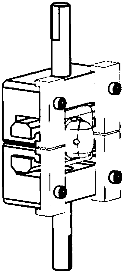 Drawing fixture of rectangular tubular workpiece
