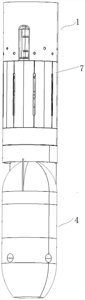 Temperature-salinity-depth instrument and matching device with temperature-salinity-depth instrument and carrying platform