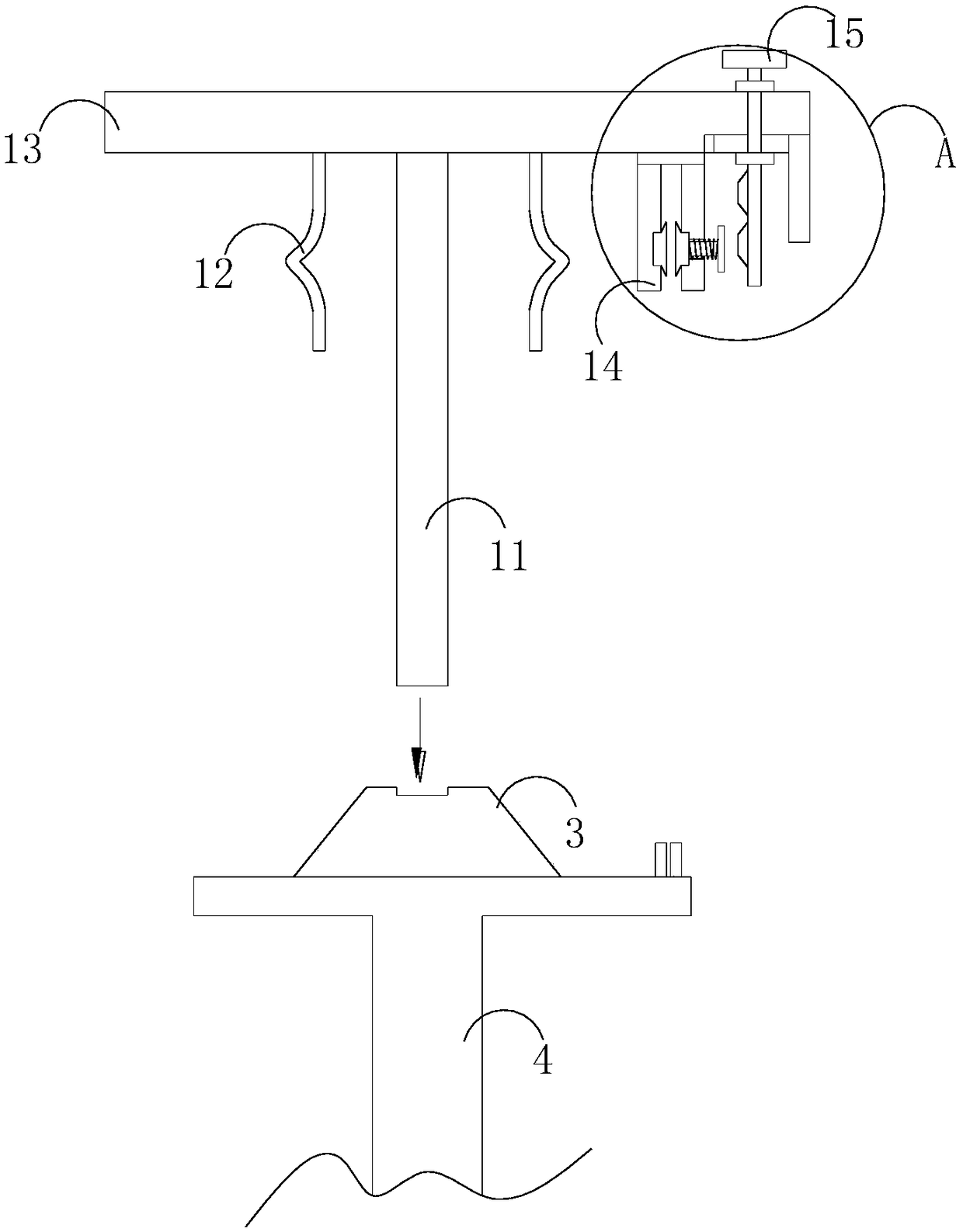 Bag-cutting winding barrel for supermarkets