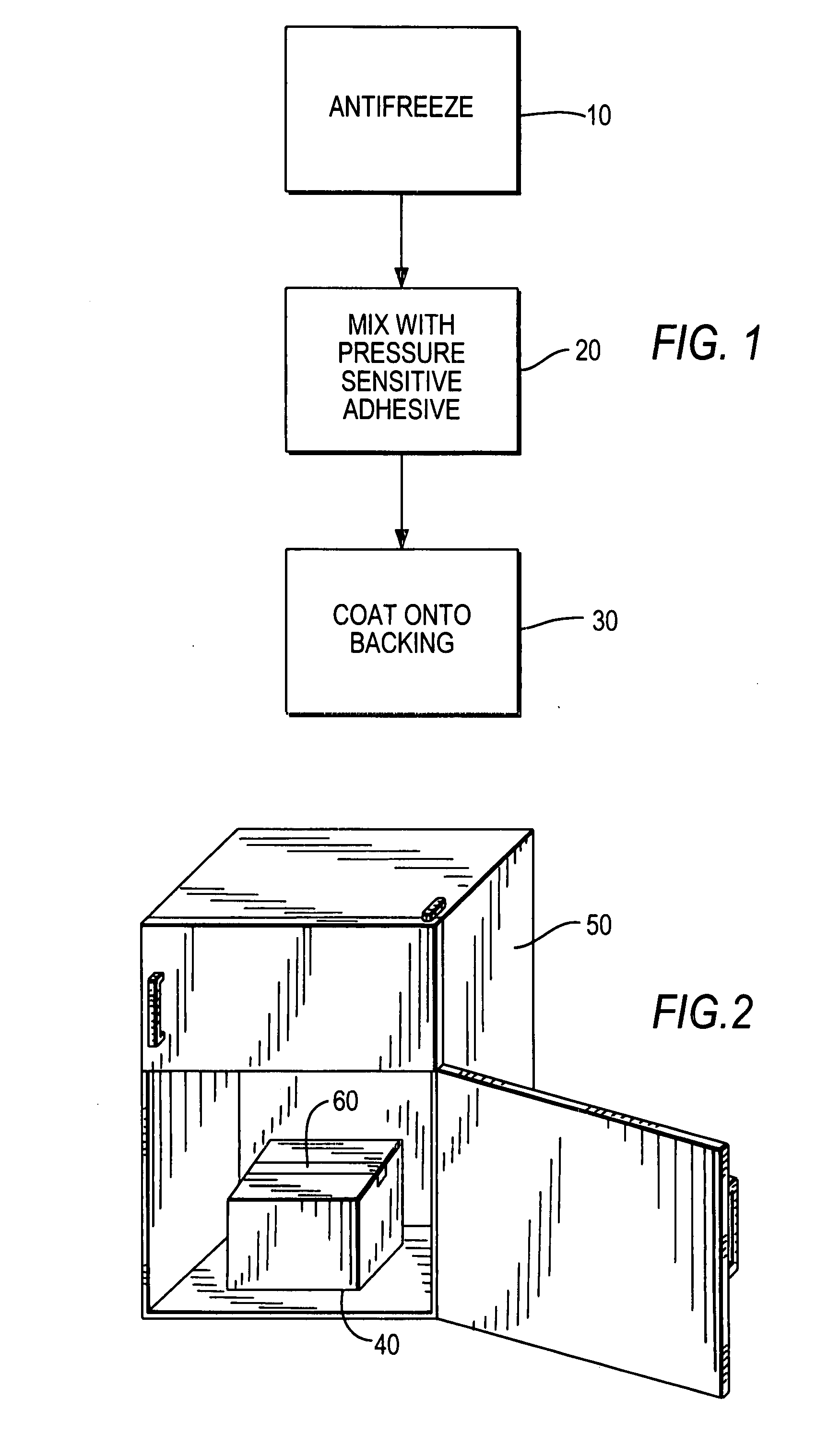 Antifreeze tape and method of making the same