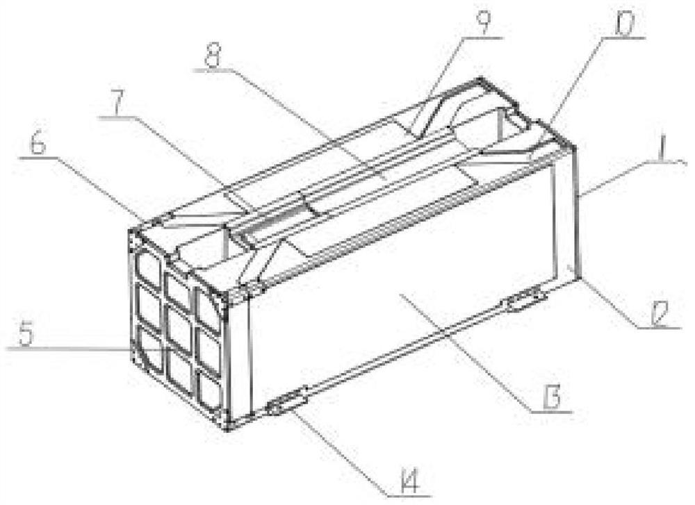 Rapid aerial launching box device