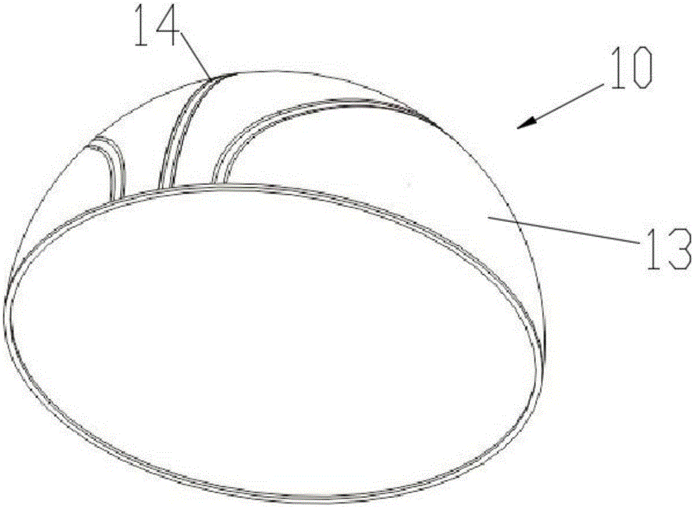 Hollow ball body and manufacturing method as well as movable ball adopting hollow ball body