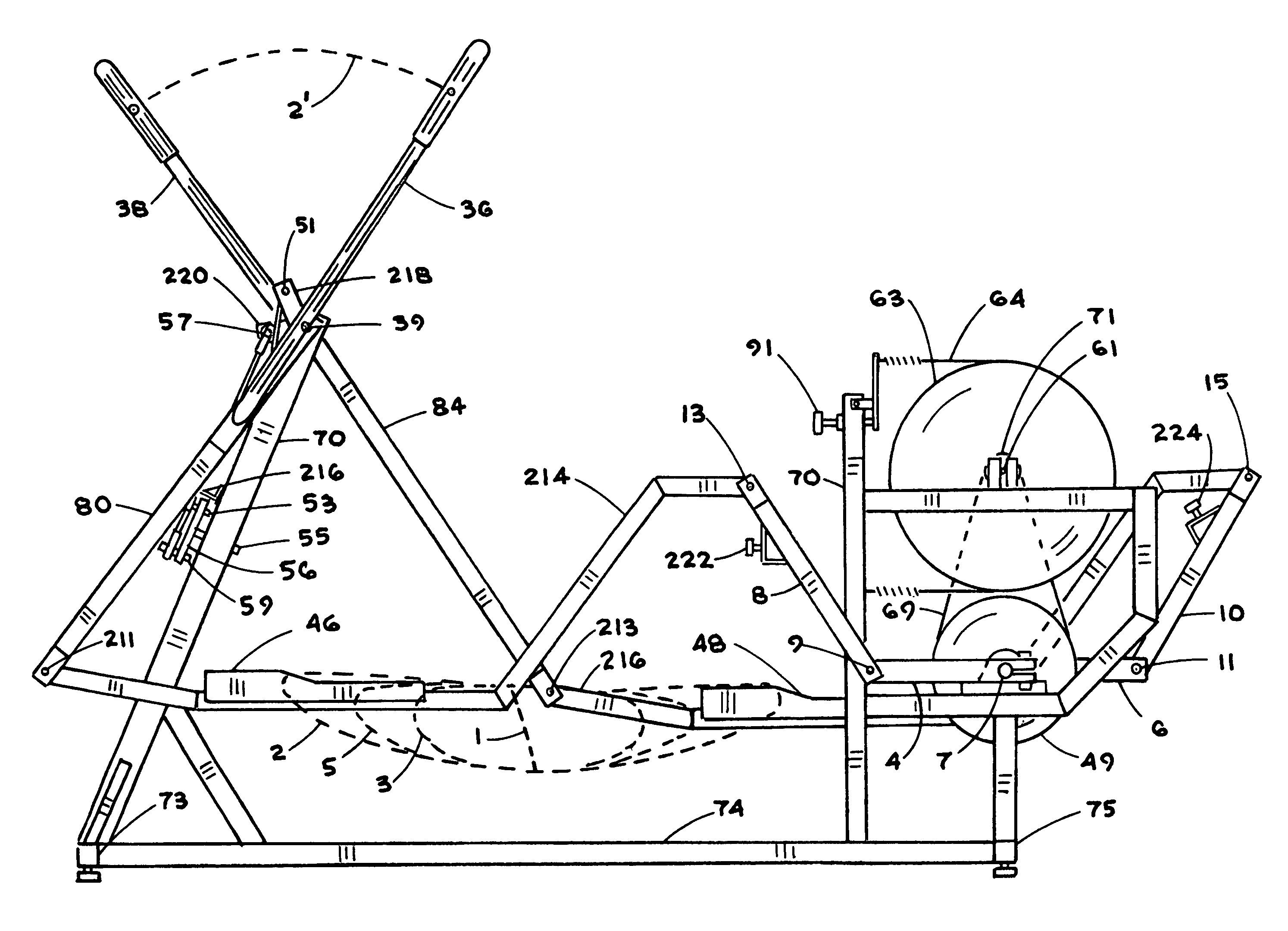 Stride seeker elliptical exercise apparatus