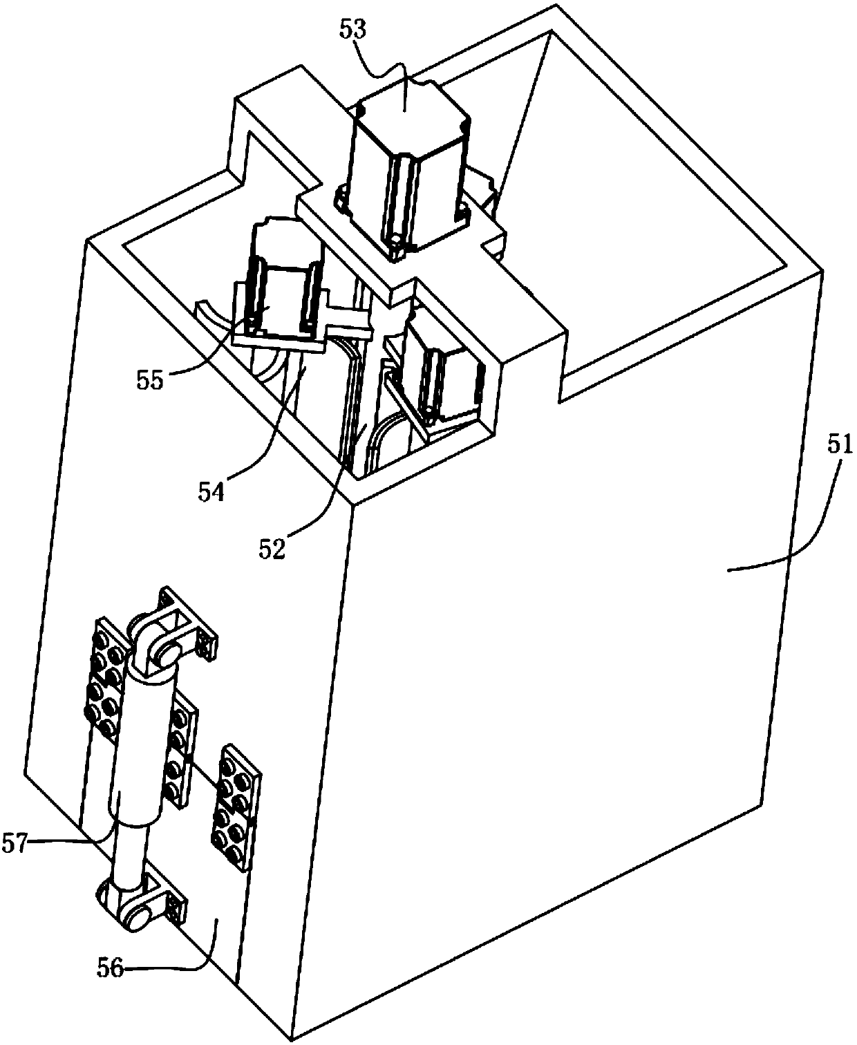 Environment-friendly cement mixing device