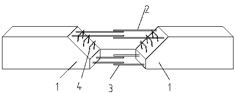 Novel fabricated building joint and construction form thereof